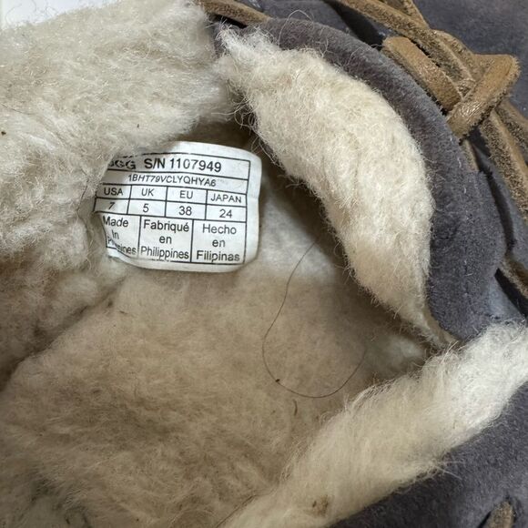 UGG Australia Women Dakota Wool Lined Slippers Brown - Picture 7 of 9